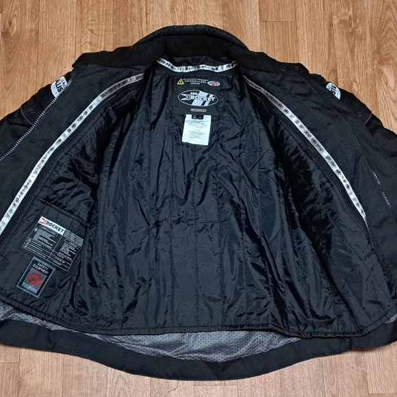 Joe Rocket Ballistic Series Armored Padded Motorcycle Jacket Size Large - Picture 2 of 8
